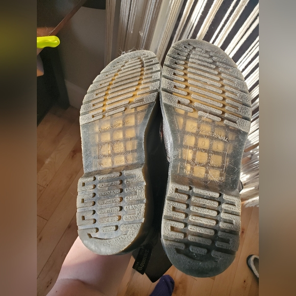 Black Dr. Martens Boots - Made in England - Size US Men's 12 - Picture 4 of 5